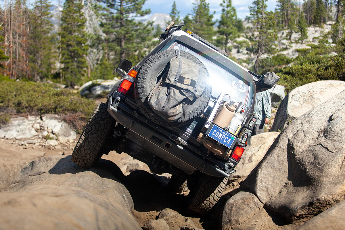 Toyota on Rubicon Trail